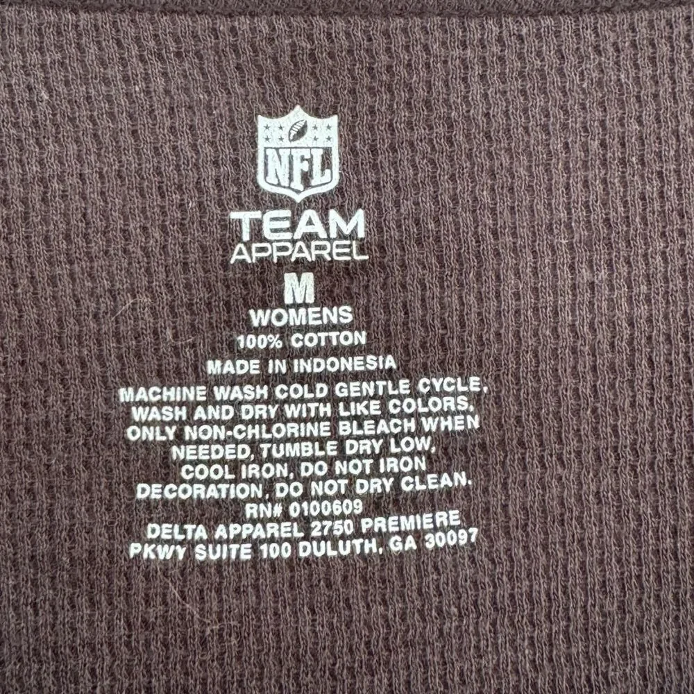 NWT NFL x Old Navy Women's Baltimore Ravens Long Sleeve Cotton Shirt Size Medium - Picture 5 of 5